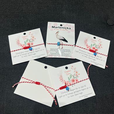 Marteniçka Boncuklu İp Bileklik