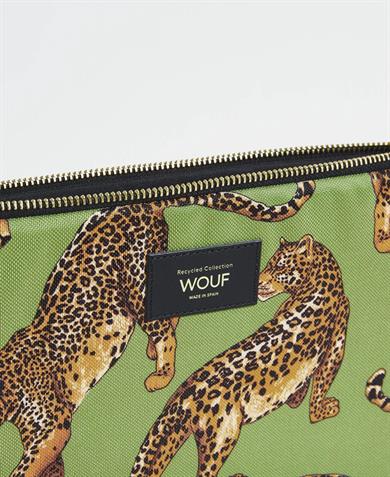 Wouf Laptop Kılıfı Daily Olive Leopard 13