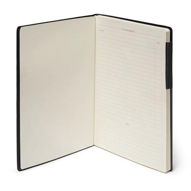 Legami Defter My Notebook Large Çizgili Siyah