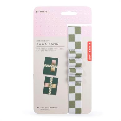 Kikkerland Pen Holder Book Band Defter Üzeri Kalemlik Yeşil