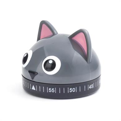 Kikkerland Kitchen Timer Cat-Mutfak Zamanlayıcı Kedi
