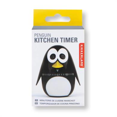 Kikkerland Penguin Kitchen Timer-Mutfak Zamanlayıcı Penguen