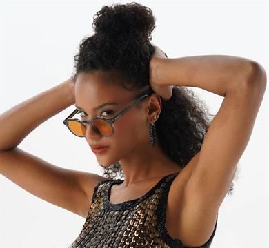 Freesbee Güneş Gözlüğü Kings Black Clear Orange