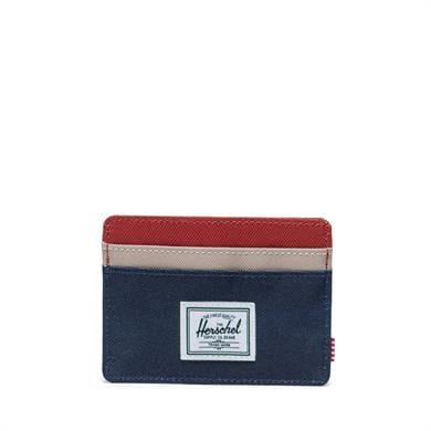 Herschel Kartlık Charlie Cardholder Black Iris/Red Ochre/Twill