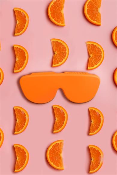 Carry Me Case Silikon Gözlük Kılıfı Turuncu