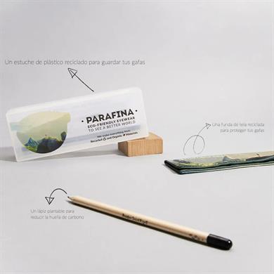 Parafina Güneş Gözlüğü Eco Rubber Travesia Black