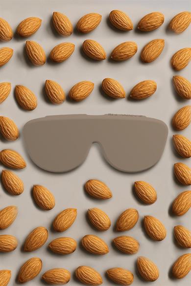 Carry Me Case Silikon Gözlük Kılıfı Bej