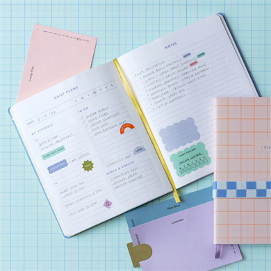 Kikkerland Inkerie Undated Daily Planner-Tarihsiz Günlük Planlayıcı