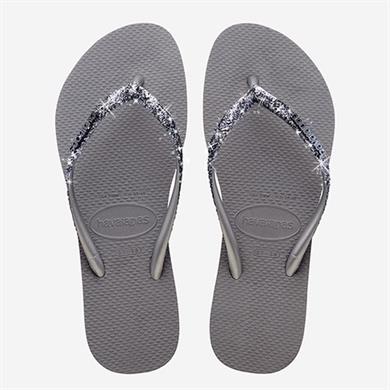 Havaianas Parmakarası Terlik Slim Glitter 2 Steel Grey