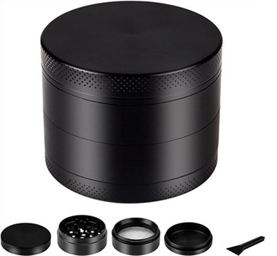 Hipster Deer Grinder Metal Tütün Ayıklayıcı Siyah 63 mm.