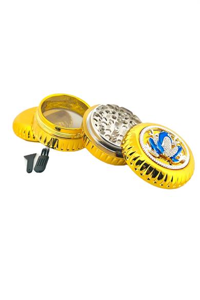 Hipster Deer Grinder Metal Tütün Ayıklayıcı Taşlı 63 mm.