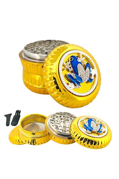 Hipster Deer Grinder Metal Tütün Ayıklayıcı Taşlı 63 mm.