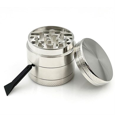 Hipster Deer Grinder Metal Tütün Ayıklayıcı Gümüş 50 mm.