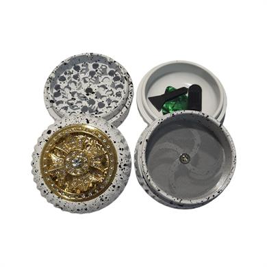 Hipster Deer Grinder Metal Tütün Ayıklayıcı Pusula 65 mm.