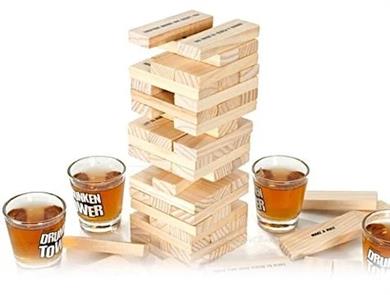 Jenga Shot Oyunu Drunken Tower