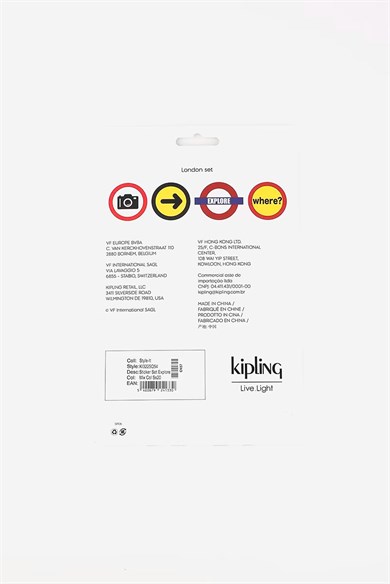 Kipling Valiz Etiketi London