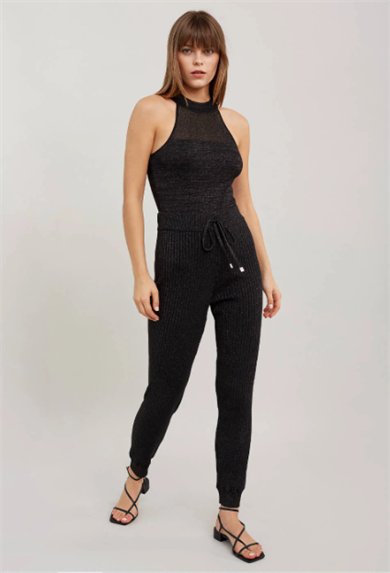 Knitss Bodysuit Jeremy Siyah
