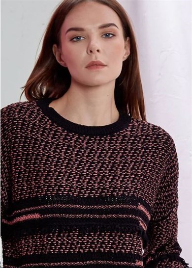 Knitss Triko Kazak Püskül Detaylı