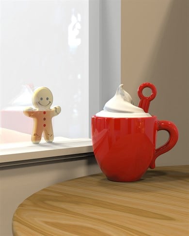 Metalmorphose Anahtarlık Köpüklü Fincan & Gingerbread