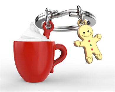 Metalmorphose Anahtarlık Köpüklü Fincan & Gingerbread
