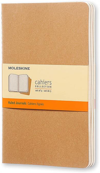 Moleskine Defter Cahiers 13 x 21 cm. Kraft Çizgili