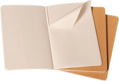 Moleskine Defter Cahiers 13 x 21 cm. Kraft Çizgili