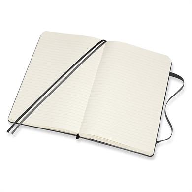 Moleskine Defter Klasik Sert Kapak 13 x 21 cm. Siyah Çizgili