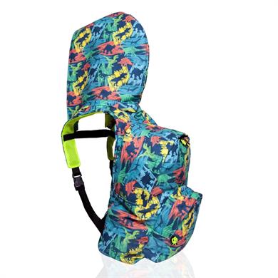 Morikukko Back To School Stroke Dino Çıkabilir Kapüşonlu Sırt Çantası