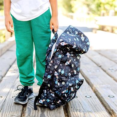 Morikukko Back To School Unicorn Çıkabilir Kapüşonlu Sırt Çantası