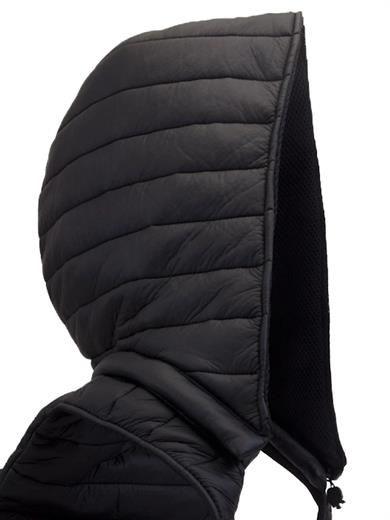 Morikukko Puffer Shadow Black Çıkabilir Kapüşonlu Sırt Çantası