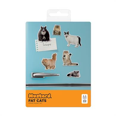 Mustard Magnet Kedi Fat Cats