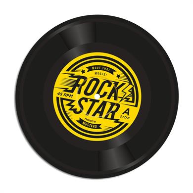 Mustard Mousepad Rock N Roll