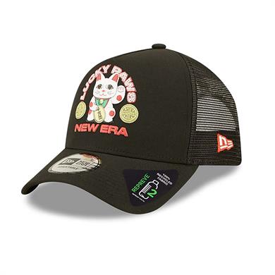 New Era Şapka 940 AF Trucker Repreve Lucky Paws Black