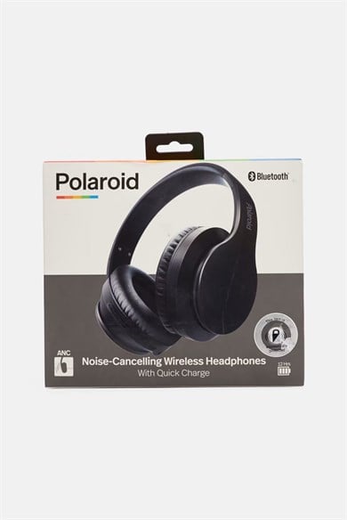 Polaroid Wireless Kulaklık Noise Cancelling Siyah