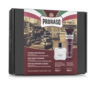 Proraso Duo Tıraş Seti Tıraş Kremi + Balsam Sandal Ağacı