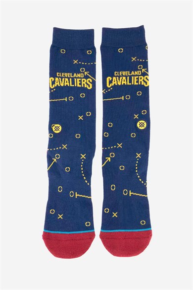 Stance Erkek Basketbol Çorabı NBA Cavaliers Playbook Navy