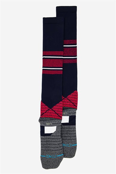 Stance Erkek Beyzbol Çorabı Dmnd Pro Stripe OTC Red / White / Blue