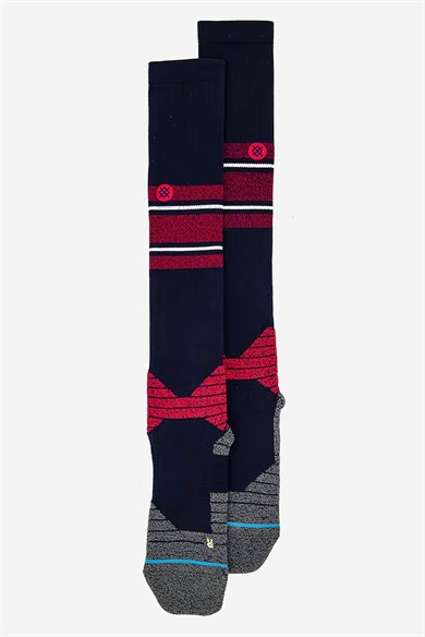 Stance Erkek Beyzbol Çorabı Dmnd Pro Stripe OTC Red / White / Blue