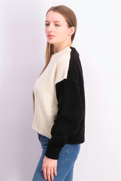 Topshop Kazak Crew Neck Bej