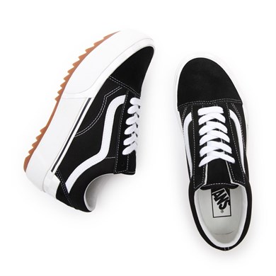 Vans Ayakkabı Old Skool Stacked Suede Canvas Black