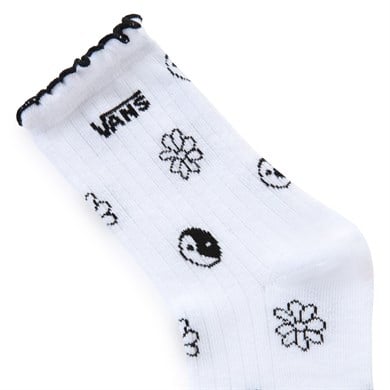 Vans Çorap Ruffle Crew White/Black