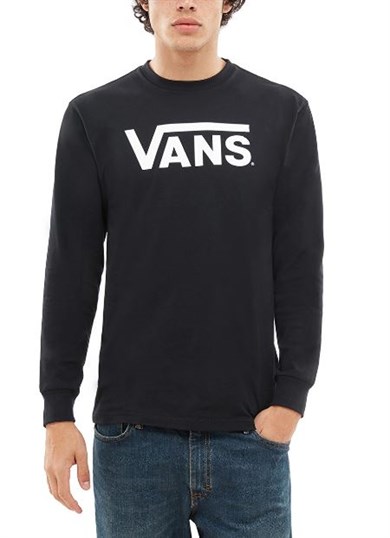 Vans Uzun Kollu Tshirt Classic LS Siyah
