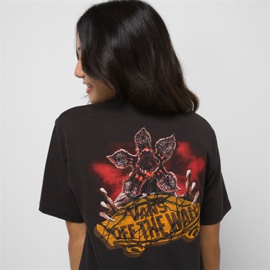 Vans X Stranger Things Çocuk Tshirt Hopper Black
