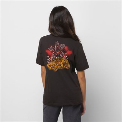 Vans X Stranger Things Çocuk Tshirt Hopper Black