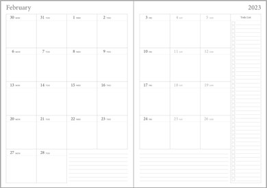 Yada Concept 2023 Aylık Planlayıcı A5