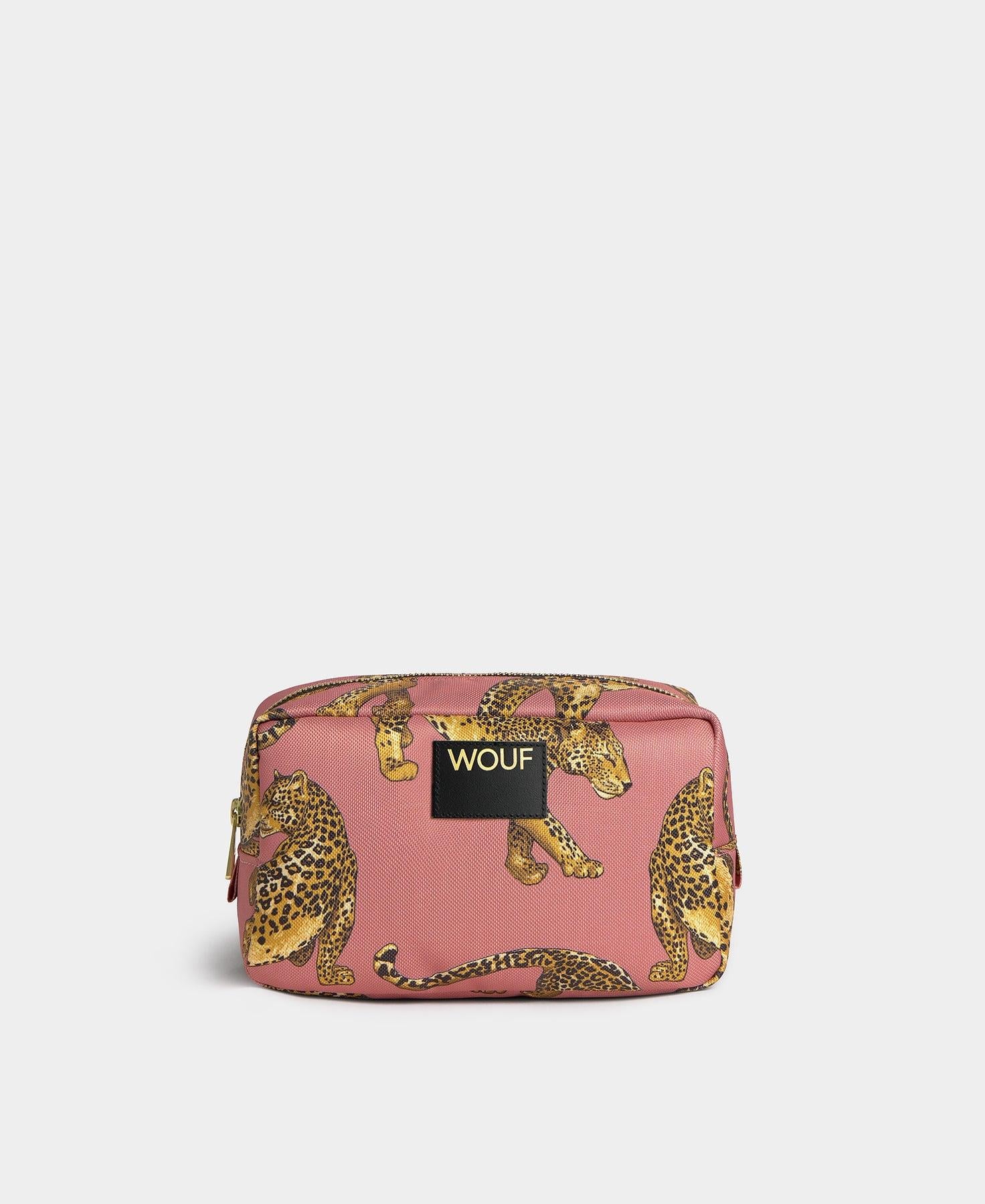 Wouf Makyaj Çantası Toiletry Blush Leopard_TT250017