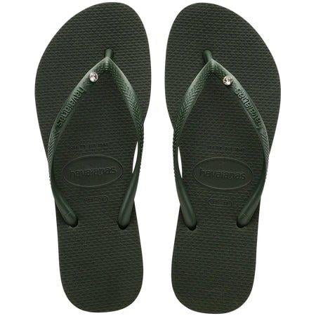 Havaianas Terlik Slim Crystal SW II Olive Green_4145651-0458