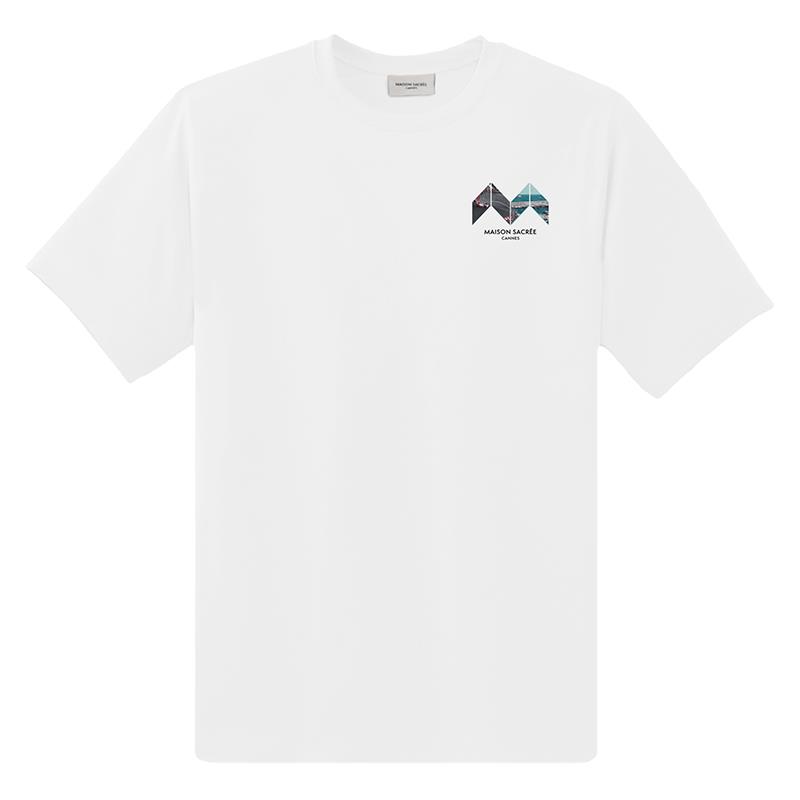 Maison Sacrée Tshirt Sur La Route Baskılı Bej_MSTSLRBJ