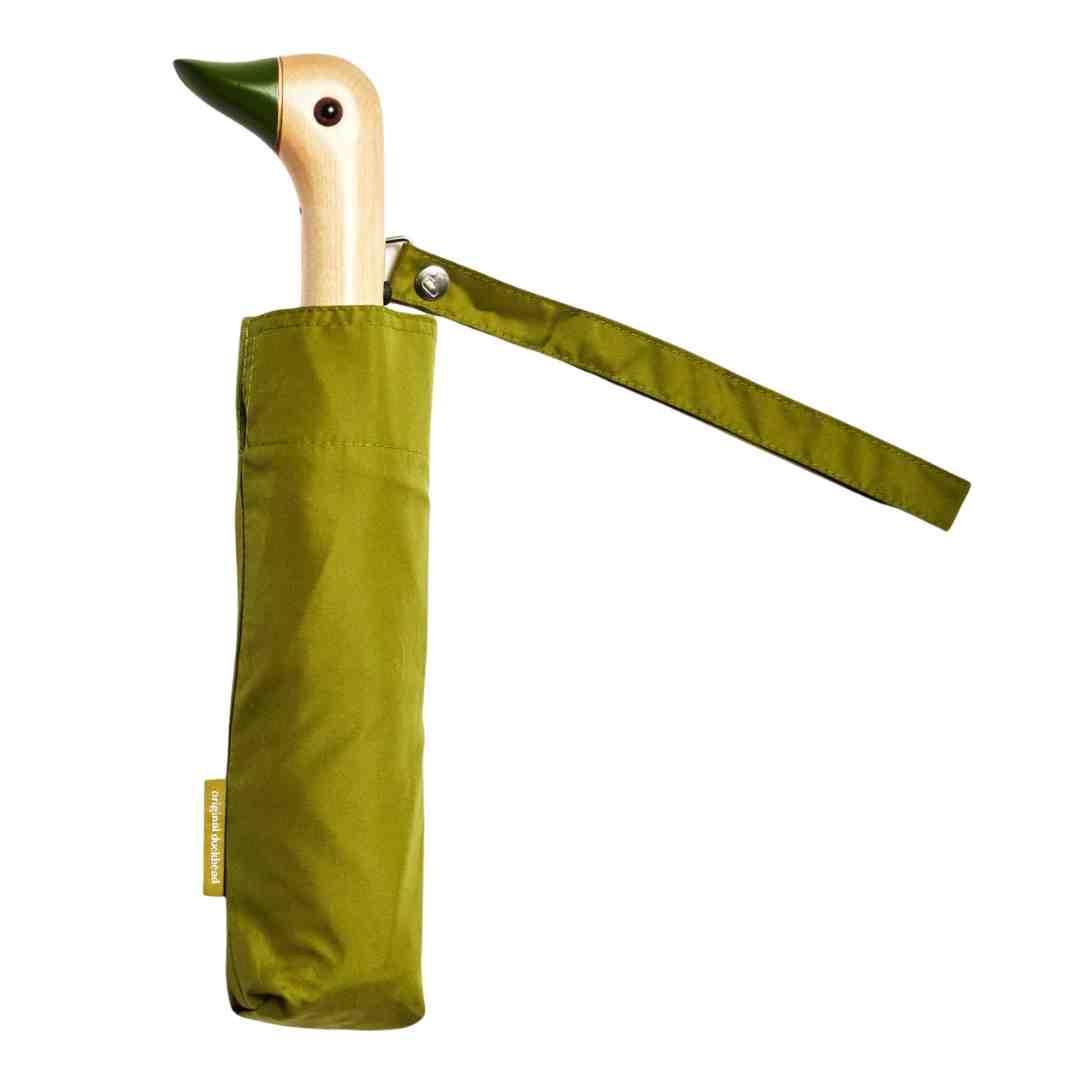 Original Duckhead Duck Kompakt Şemsiye Olive_CS015