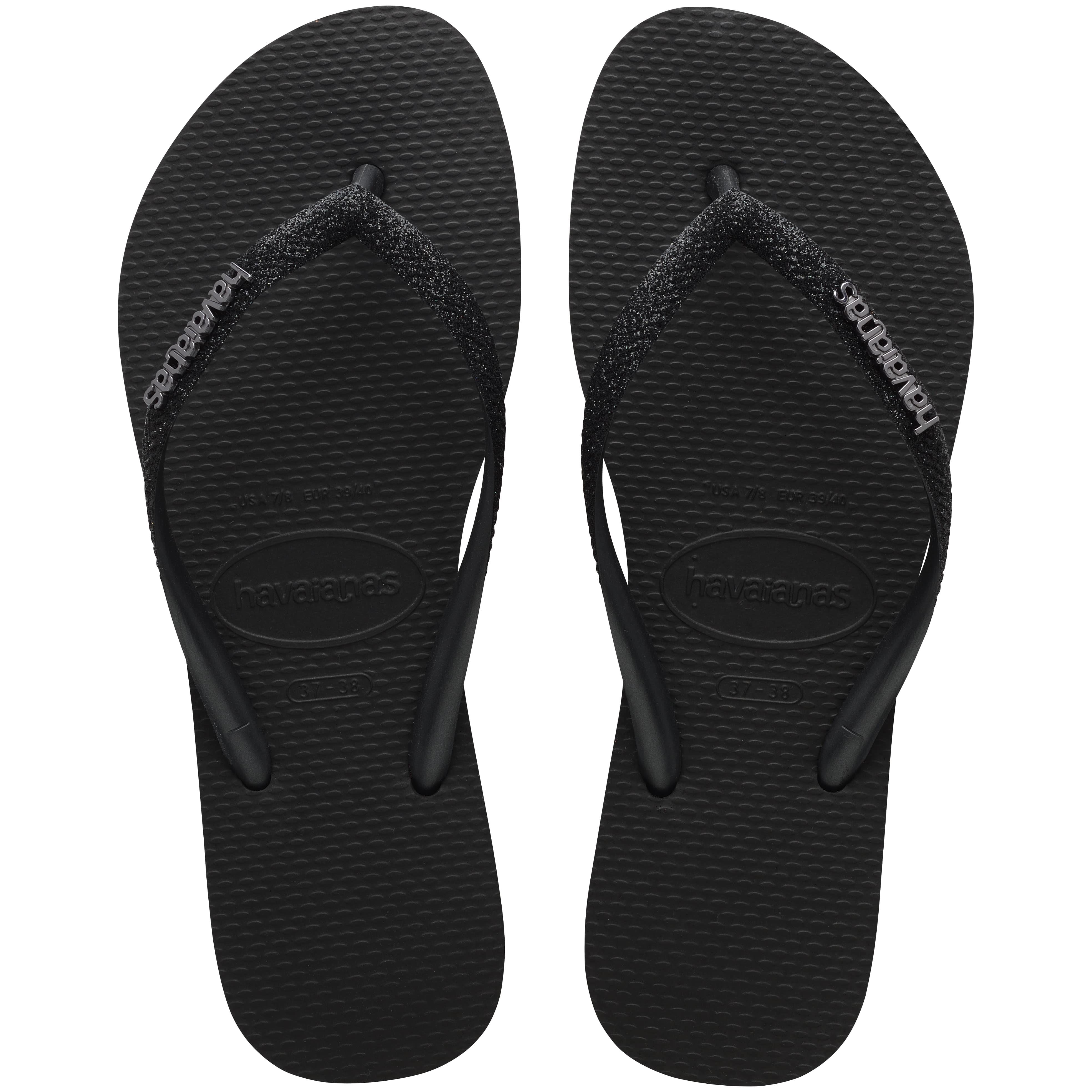 Havaianas Parmakarası Terlik Slim Glitter 2 Black/Black_4146975-1069